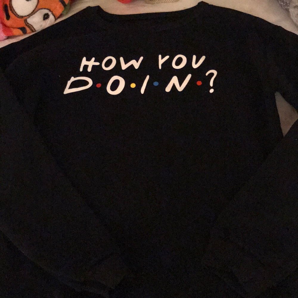 Friends show sweater